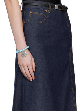 TORY BURCH汤丽柏绮 女士 手链 蓝色 Locker Room 手环