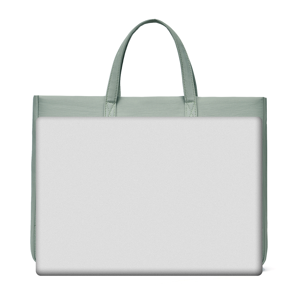 新款时尚笔记本电脑包14寸女手提单肩包大容量气囊防震15.6英寸适用苹果华为16寸联想小新华硕 - 图2