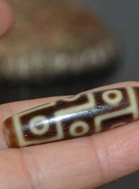 藏式天然高油风化包浆手工九眼天珠锁骨链散珠吊坠正品送链