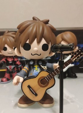 五月天架子鼓模型电吉他电贝斯吉他小摆件含防尘罩五月天乐队正品