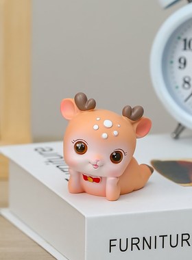 治愈系家居客厅办公室工位可爱桌面摆件房间装饰品卡通送闺蜜礼物