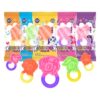 Timle Cartoon King Ultraman Hero Ring Gummy My Little Pony Colorful Fruity Children's Candy Gift 10 Bags