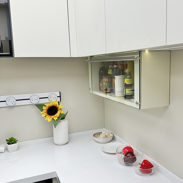 Shufeng Home Pull-down Cabinet Door Wall-mounted No Punching