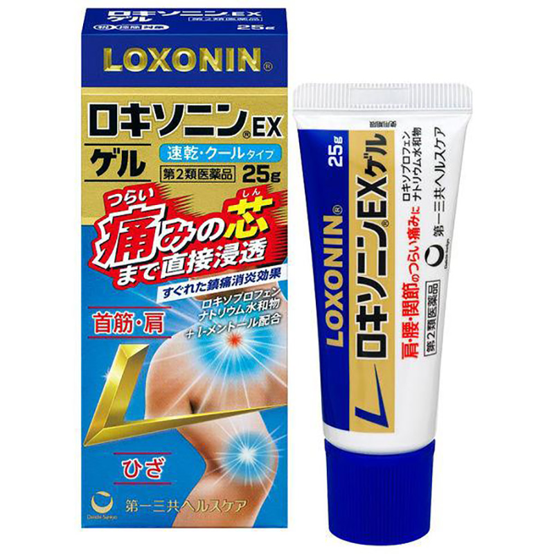 【日本直邮】LOXONIN乐松止痛凝胶 第一三共洛索洛芬纳镇痛药膏