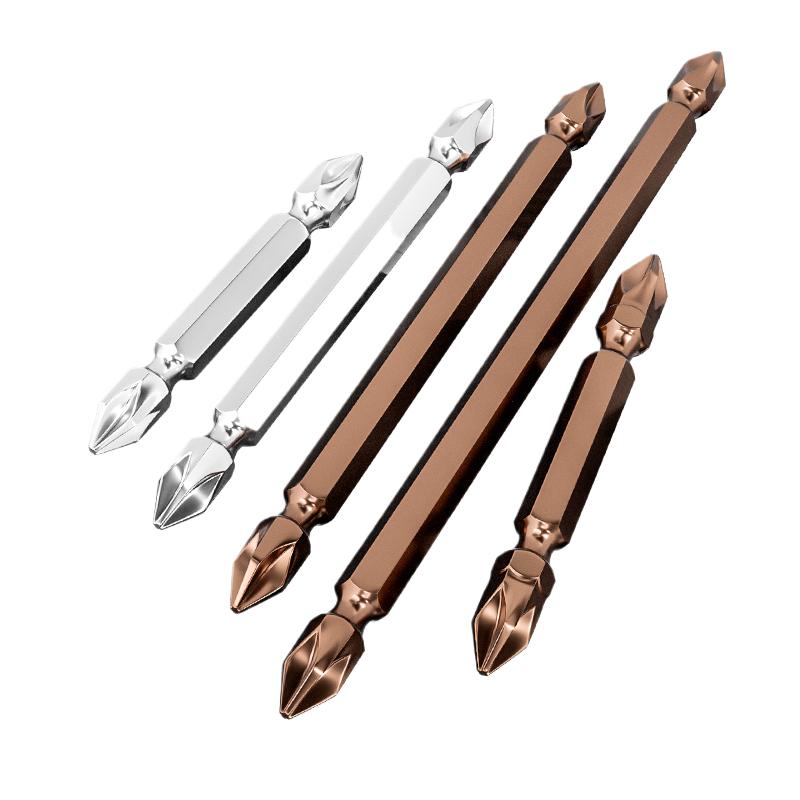 加长批头特长十字电动螺丝刀强磁批头套装电钻风批高硬度风批头S2 - 图3