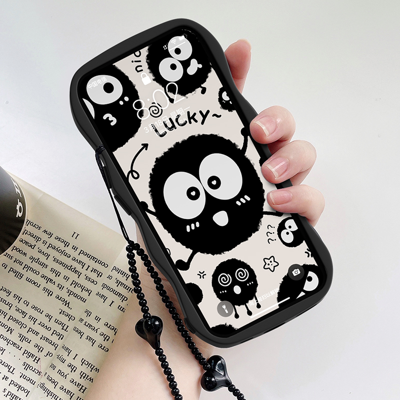 OPPO FindX6手机壳oppofindx6保护套PGFM10新品0pp0女款0ppa全包find x6防摔popo硅胶软外壳poop波浪边小煤球 - 图3