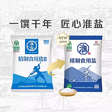 8.8元！淮盐绿色加碘盐10袋[5元优惠券]-寻折猪