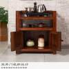 Solid wood sideboard, new Chinese style tea side cabinet, tea cabinet, corner table, storage cabinet, tea set storage rack, removable