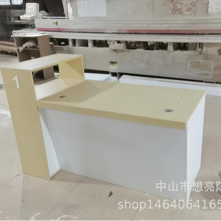 New China Unicom business reception desk accessories cabinet experience table 3C terminal product cabinet smart home display wall