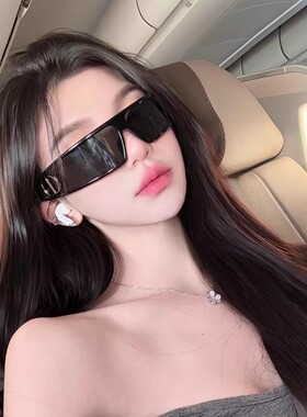 2025新款cd发箍墨镜女款高级感欧美复古网红防晒太阳眼镜