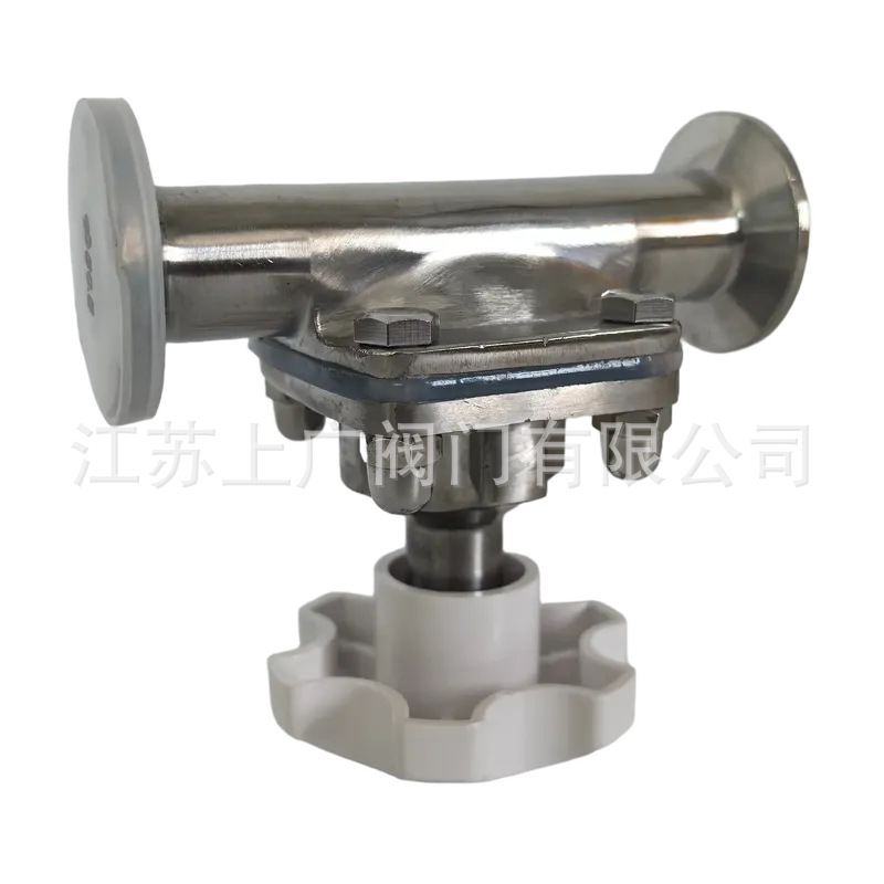 G81F-16RL快装隔膜阀316L不锈钢食品卫生级直通快开卡盘式卡箍膜 - 图2