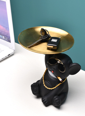 进门口放钥匙收纳摆件创意玄关电视柜客厅家居装饰品乔迁新居礼物