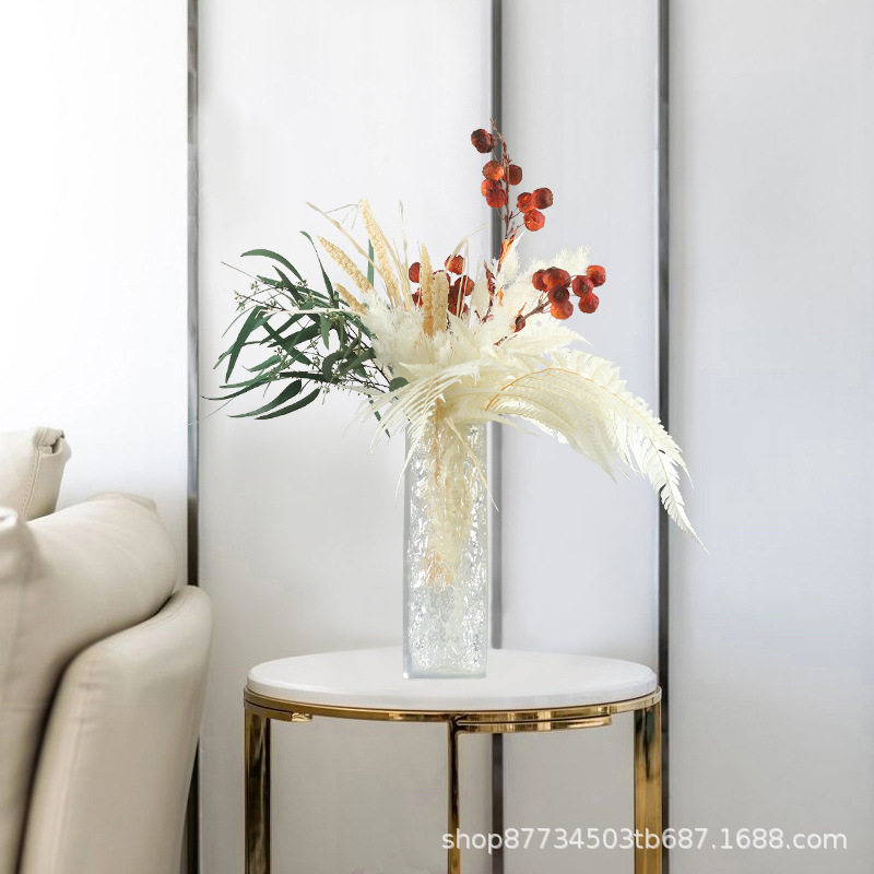 现代轻奢仿真花摆件样板房客厅茶几售楼处餐桌花瓶前台卫生间花艺,淘宝优惠券,粉丝福利购,淘宝优惠卷