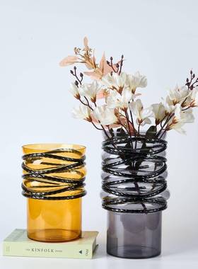 现代简约设计师金属玻璃A6金属花果创意盘摆件器桌装面样板间餐桌