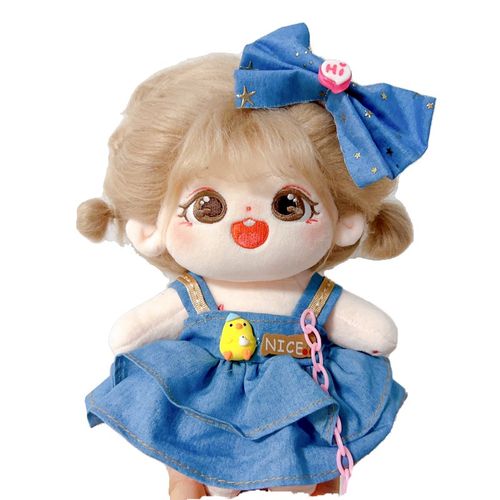 现货20cm无属性娃衣棉花娃娃款洋装公主裙玩偶公仔换装衣服着替 - 图3