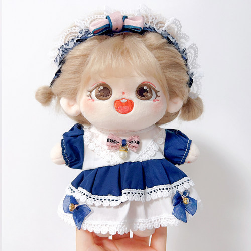 现货20cm无属性娃衣棉花娃娃款洋装公主裙玩偶公仔换装衣服着替 - 图2