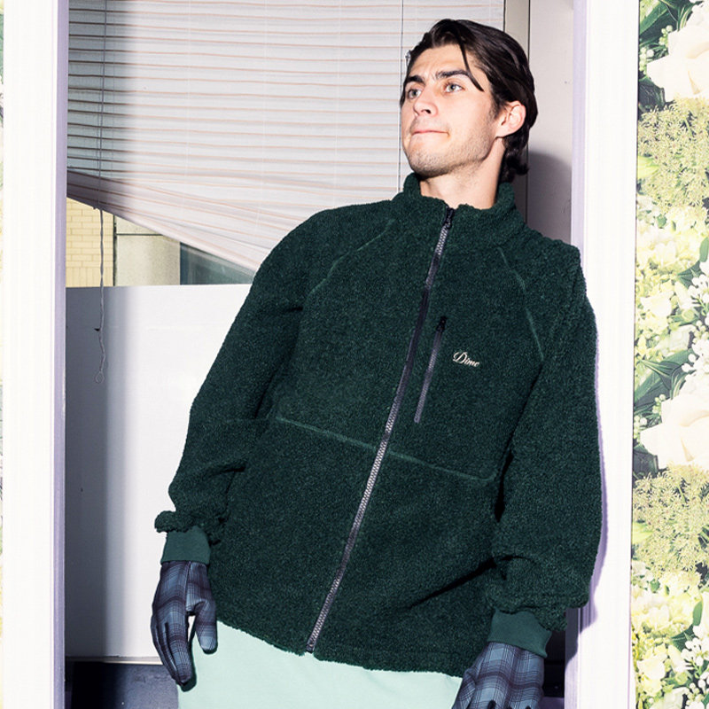 Dime MTL Polar Fleece Sherpa Zip加绒立领摇粒绒男女夹克外套冬,淘宝优惠券,粉丝福利购,淘宝优惠卷