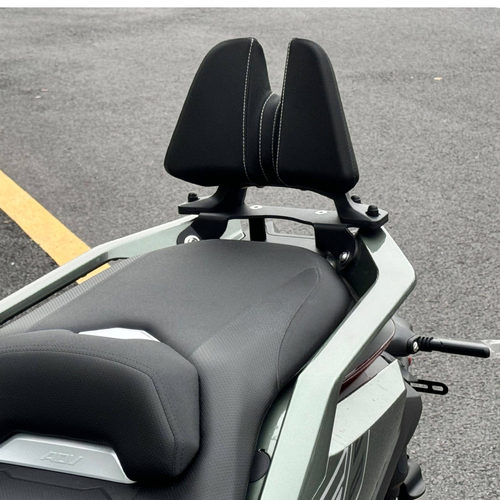 适用于ZONTES升仕368G改装靠背368K双峰款乘客车尾后靠背安全腰托 - 图1