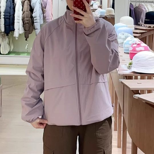 Reversible minimalist style!! stand collar zipper short jacket women's lightweight soft shell polar fleece warm jacket