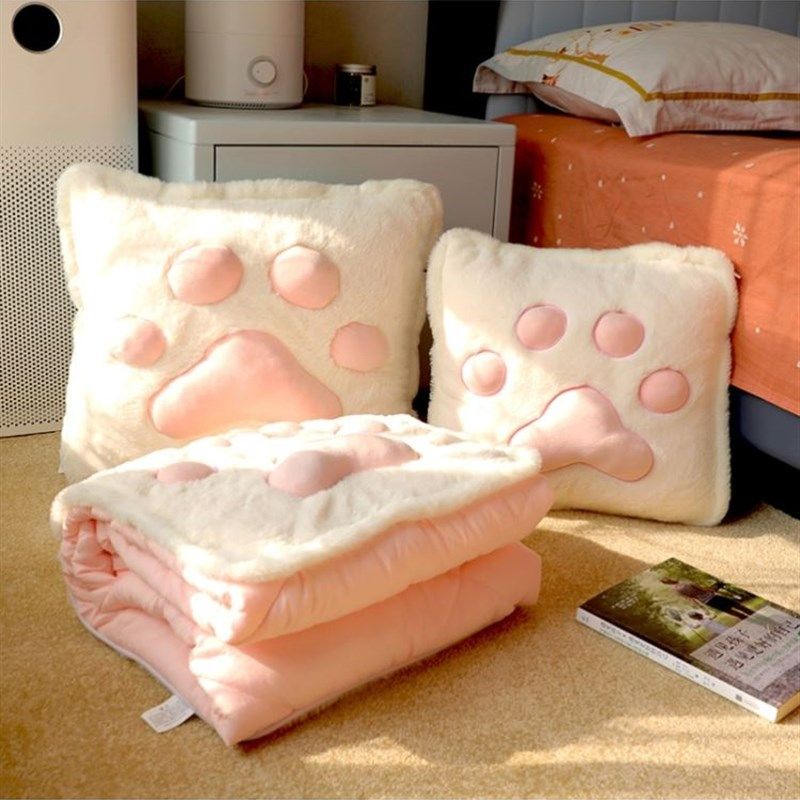 抱枕被子两用办公室折叠午睡枕头厚毯子二合一汽车用靠枕靠垫车载,淘宝优惠券,粉丝福利购,淘宝优惠卷