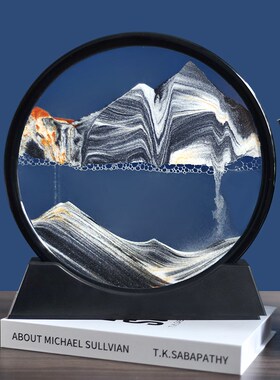 流沙画厂家摆件客厅酒柜电视柜家居D装饰品轻奢办公室艺术沙漏礼