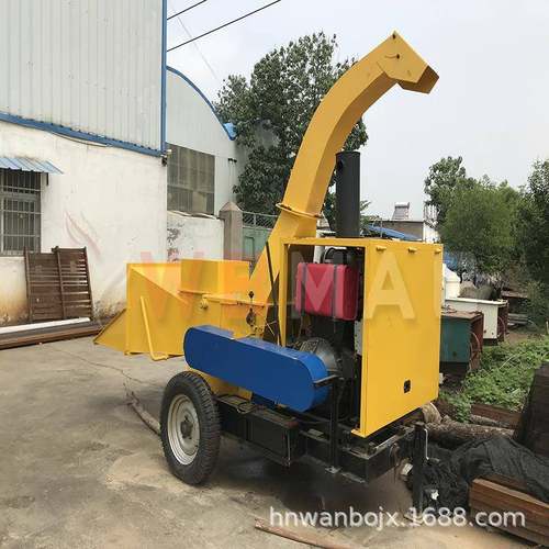 树枝果园粉碎碎枝机 秸秆园林枝条破碎 木材树枝圆木木竹破碎机 - 图1