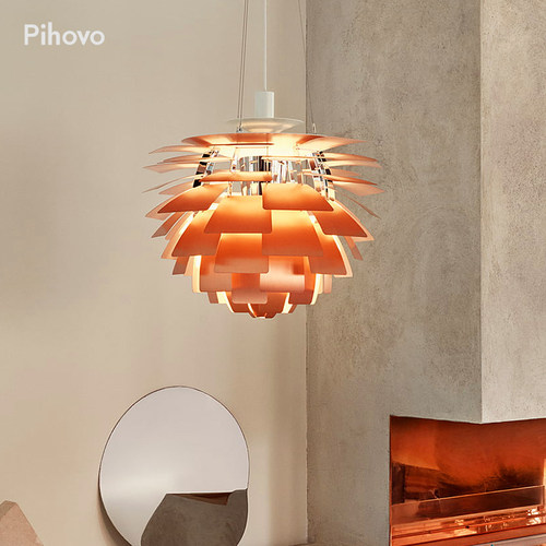 丹麦设计师款PH松果吊灯客厅卧室餐厅北欧风别墅复式楼大平层吊灯 - 图0