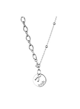 许愿骨圆牌项链女轻奢小众精致2022年新款潮冷淡风韩式吊坠网红款