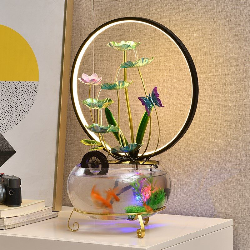 流水喷泉摆件水循环风车大号鱼缸摆设铁艺客厅办公室装饰乔迁礼品,淘宝优惠券,粉丝福利购,淘宝优惠卷