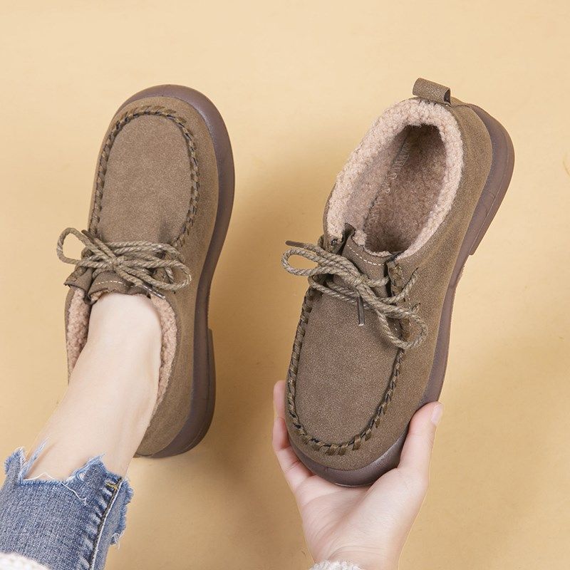 棉鞋女冬季加绒加厚保暖雪地靴一脚E蹬外穿豆豆女鞋新款妈妈鞋棉,淘宝优惠券,粉丝福利购,淘宝优惠卷