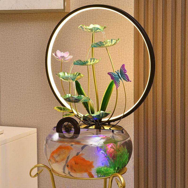 流水喷泉摆件水循环风车大号鱼缸摆设铁艺客厅办公室装饰乔迁礼品,淘宝优惠券,粉丝福利购,淘宝优惠卷