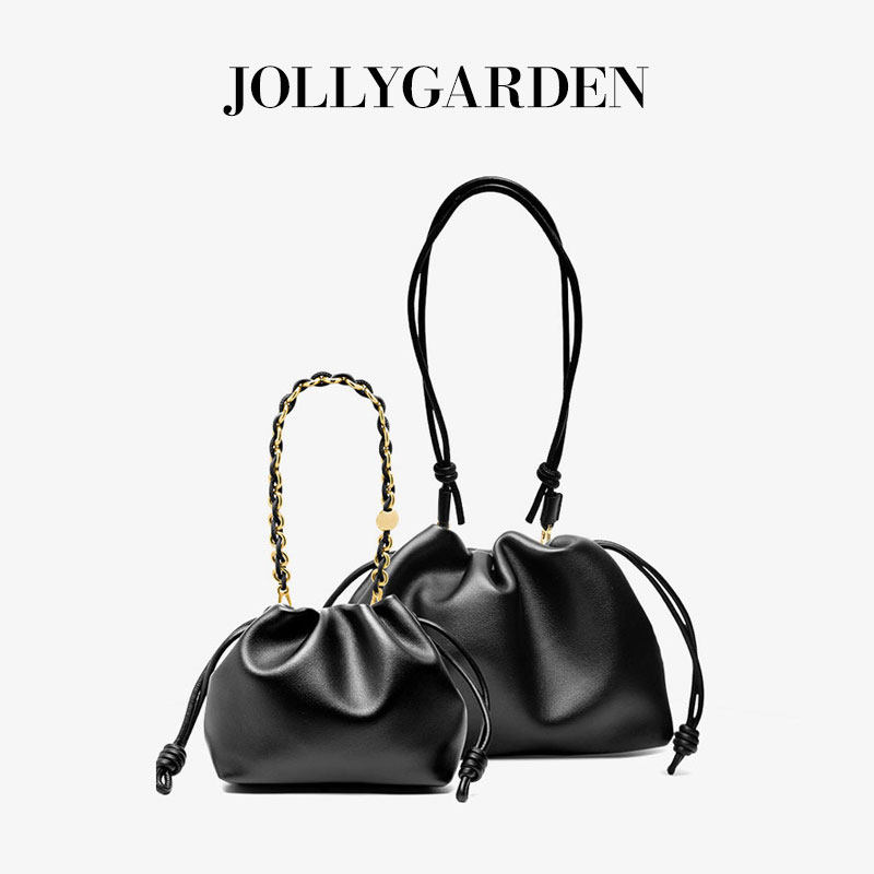 JOLLY GARDEN【流云】软皮百搭福袋包抽绳链条云朵包手提单肩斜挎,淘宝优惠券,粉丝福利购,淘宝优惠卷