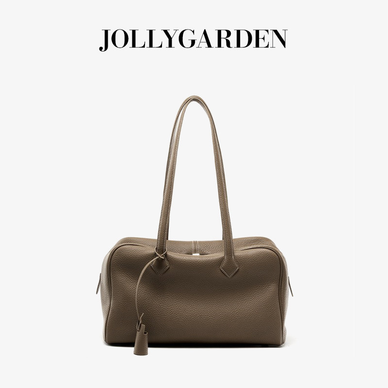 JOLLY GARDEN【行歌】秋冬磨砂皮波士顿大容量保龄球包手提单肩包,淘宝优惠券,粉丝福利购,淘宝优惠卷