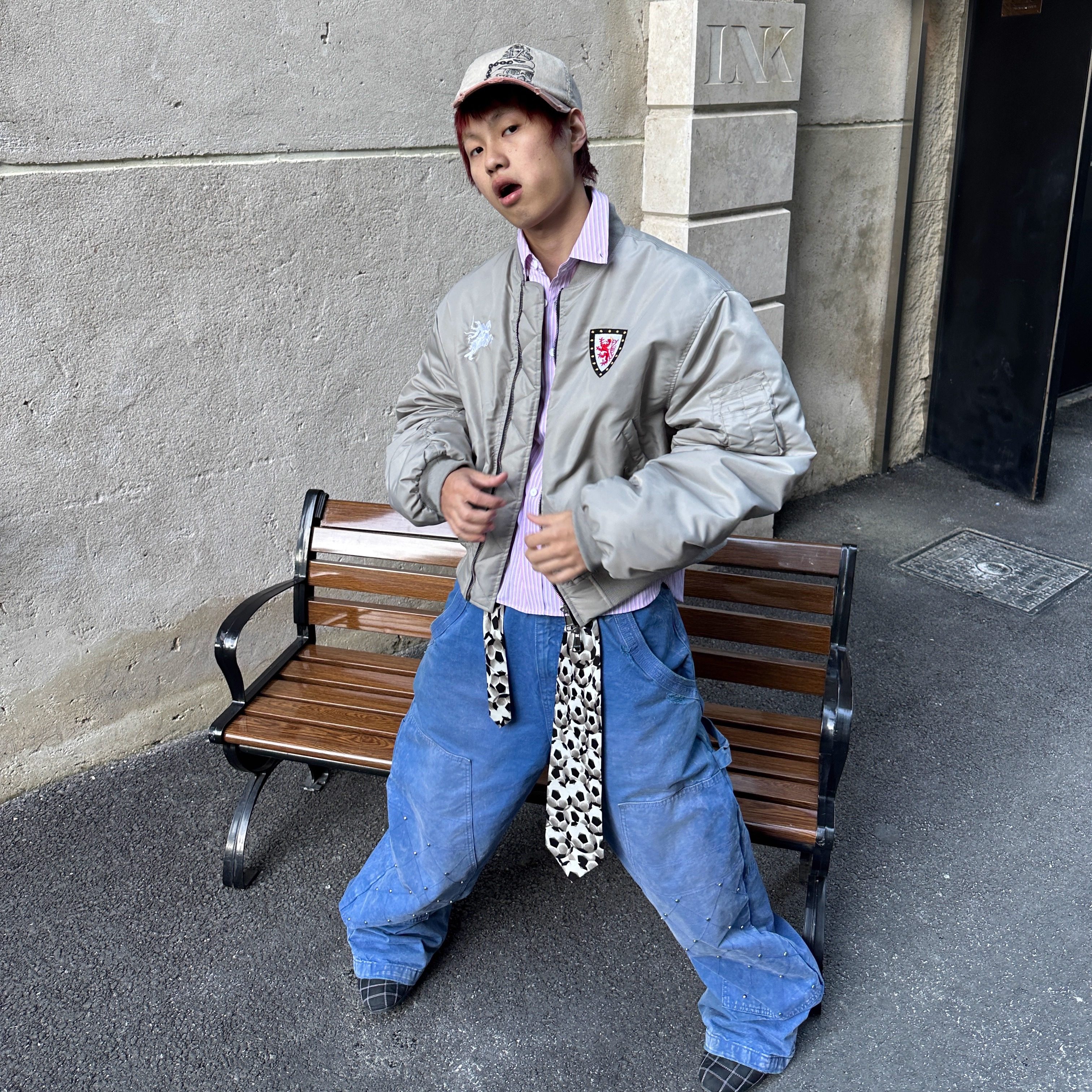 Vcatecx廓形刺绣ma1飞行服夹克男女秋冬防水保暖bomber棉服外套潮,淘宝优惠券,粉丝福利购,淘宝优惠卷