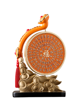 新中式百福c如意客厅摆件家居装饰品电视柜高档办公室家用玄关礼