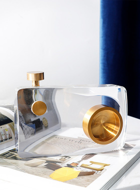 现代简约创意轻奢水晶工艺品s摆饰客厅电视柜样品屋展示中心酒店