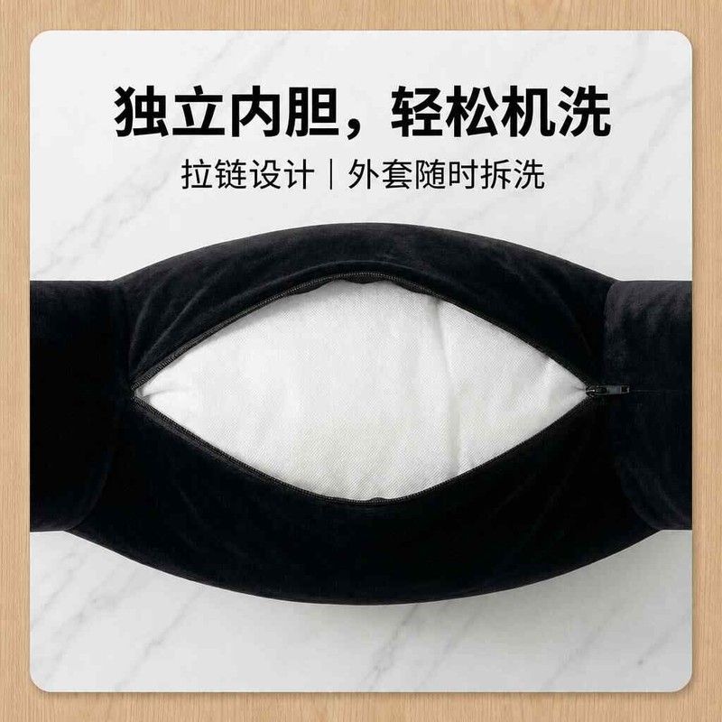 Multifunctional bedside pillow, sofa waist cushion, large backrest pillow, dormitory bedroom bay window tatami
