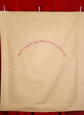 王师兄藏式唐卡大鹏金翅鸟挂画