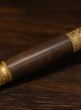 藏传纯铜手摇转金轮莲师制