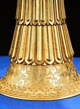 慧宝纯铜八吉祥供水果盘