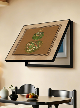 电表箱装饰画新款中古风遮挡挂画
