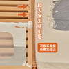 All beech thickened baby splicing bed solid wood children's bed