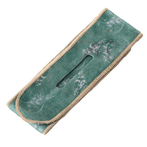 麂皮绒紫砂壶保护条茶具茶壶盖碗保护袋户外旅行布艺防磕碰茶配件 - 图3