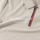 BAIRBAOLIY light luxury design seamless two-color zipper antibacterial breathable lapel casual short-sleeved POLO shirt for men