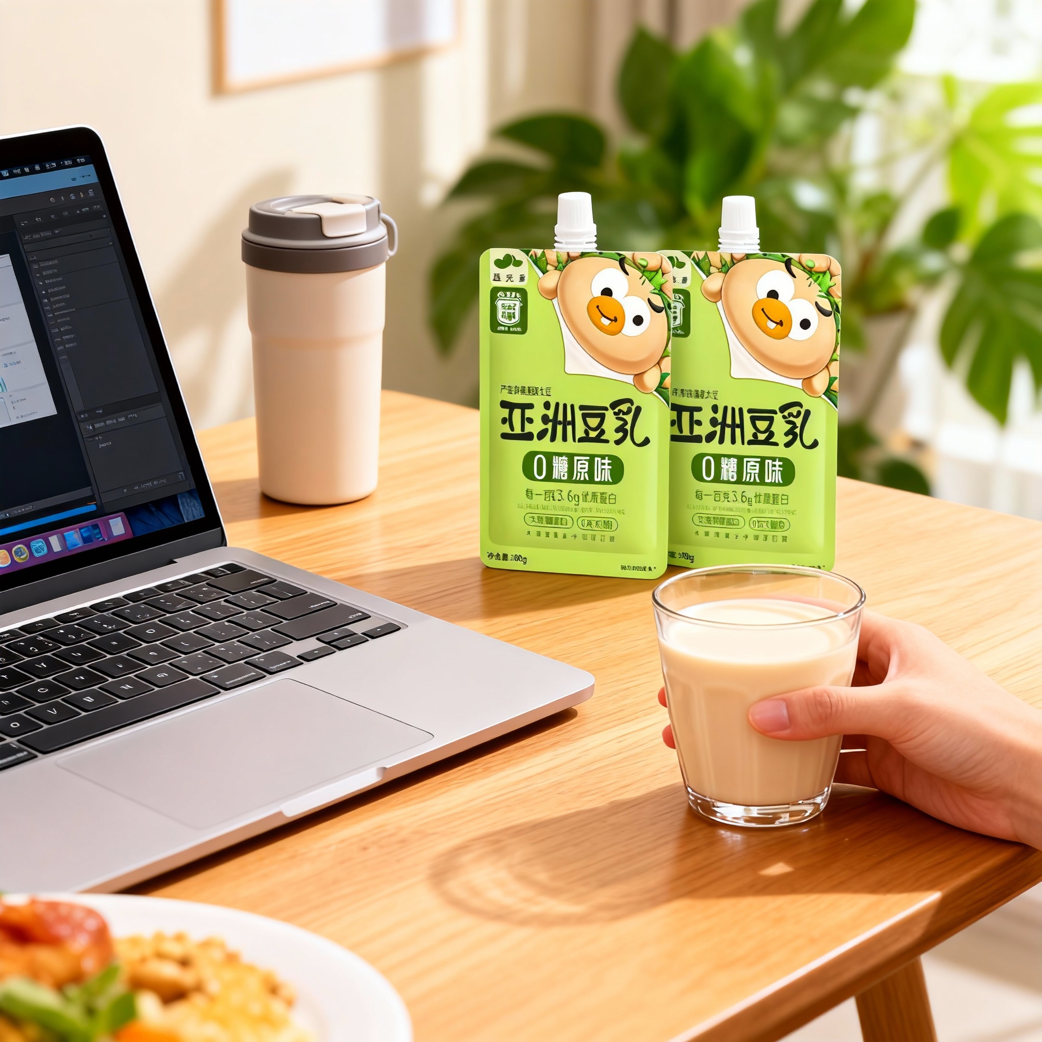 【12袋低至20】Asia亚洲0糖低糖豆乳儿童植物蛋白营养袋装豆奶,淘宝优惠券,粉丝福利购,淘宝优惠卷