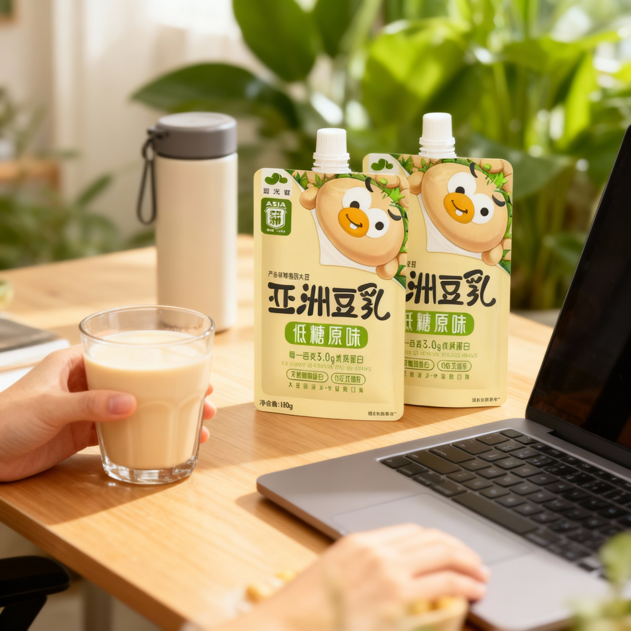 【12袋低至20】Asia亚洲0糖低糖豆乳儿童植物蛋白营养袋装豆奶,淘宝优惠券,粉丝福利购,淘宝优惠卷