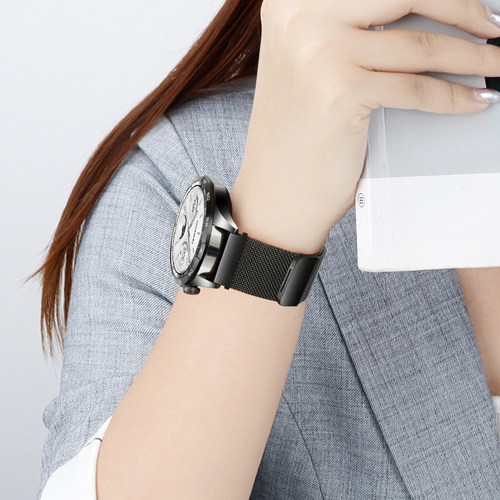 适用于vivowatch5手表表带新款编织米兰尼斯磁吸扣腕带Watch3/2/1智能运动vivo高级感运动iQOO WATCH通用配件 - 图3