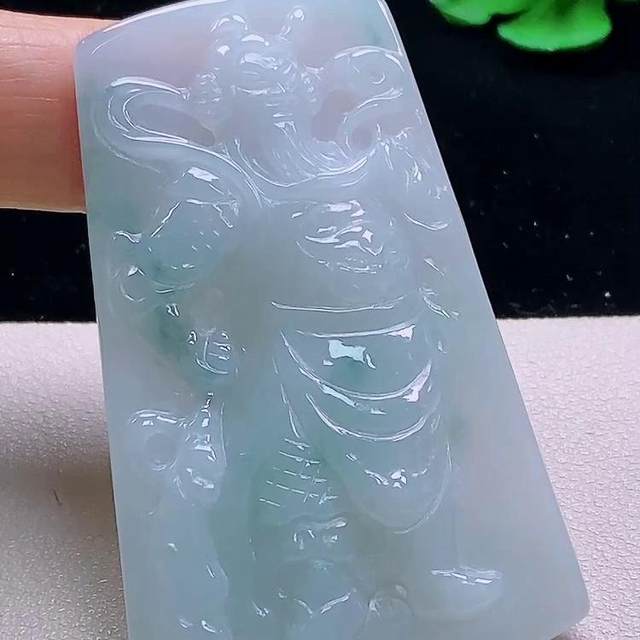 Myanmar Jade Guan Gong Jade Pendant Natural Jade A Product