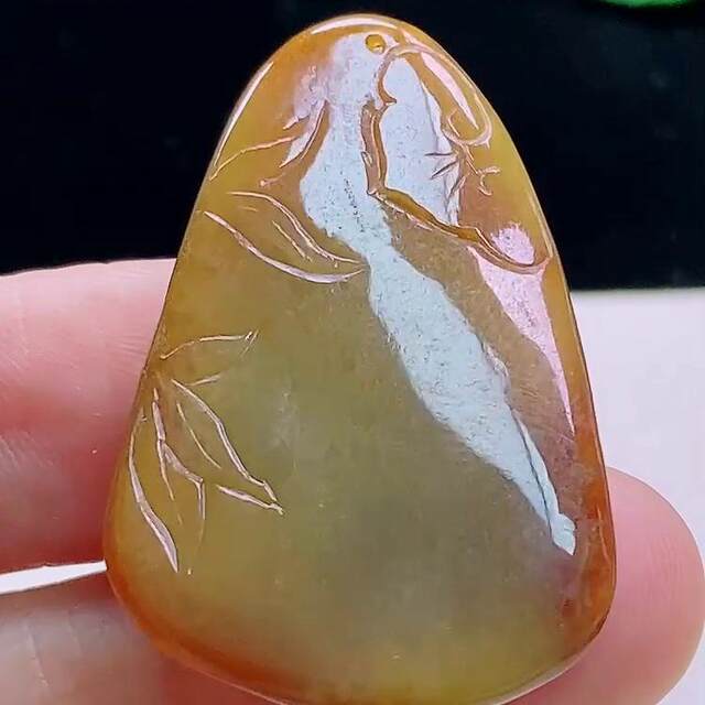 Myanmar Jade Guanyin Jade Pendant Natural Jade A Product