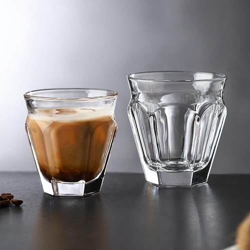 厚底杯咖啡店用意式浓缩咖啡杯Dirty澳白杯玻璃杯子拿铁杯饮品杯 - 图2